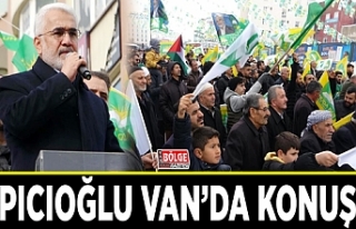 Yapıcıoğlu Van’da konuştu