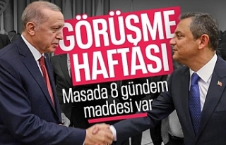 Cumhurbaşkanı Erdoğan ve Özgür Özel görüşmesi:...