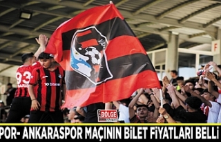 Vanspor- Ankaraspor maçının bilet fiyatları belli...