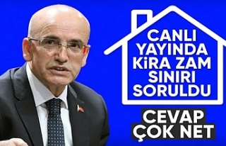 Mehmet Şimşek, kiralarda yüzde 25'lik zam sınırıyla...