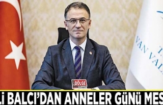 Vali Balcı’dan Anneler Günü mesajı