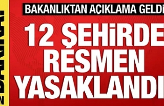 İçişleri'nden son dakika: 12 kentte resmen...