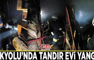 İpekyolu’nda tandır evi yangını