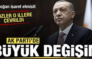 AK Parti'de büyük değişim! Gözler o illere...