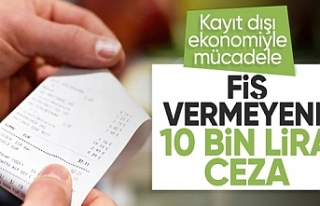 Alışverişlerde fiş veya fatura vermeyen ceza ödeyecek