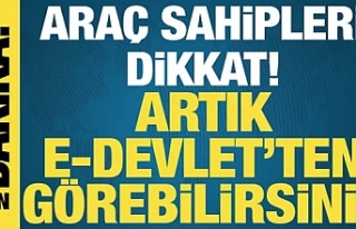 Araç sahipleri dikkat! Eksper raporları e-Devlet'te