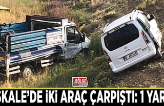 Başkale’de iki araç çarpıştı: 1 yaralı