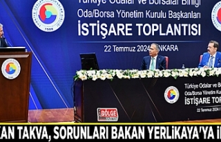 Başkan Takva, sorunları Bakan Yerlikaya'ya...