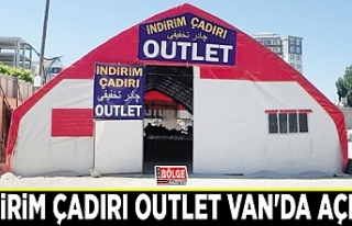 İndirim Çadırı Outlet Van'da açıldı