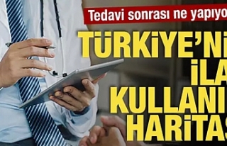 İşte Türkiye'nin ilaç haritası...