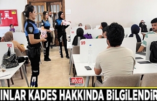 Kadınlar KADES hakkında bilgilendirildi