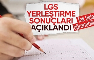 LGS yerleştirme sonuçları açıklandı