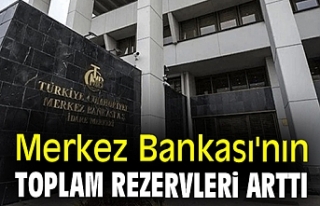 Merkez Bankası’nın toplam rezervleri arttı