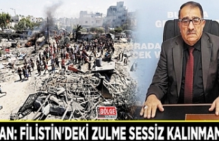 Oğhan: Filistin'deki zulme sessiz kalınmamalı!