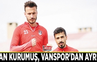 Sinan Kurumuş, Vanspor'dan ayrıldı