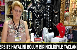 Üniversite hayalini bölüm birinciliğiyle taçlandırdı