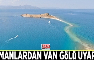 Uzmanlardan Van Gölü uyarısı