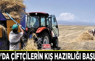 Van'da çiftçilerin kış hazırlığı başladı