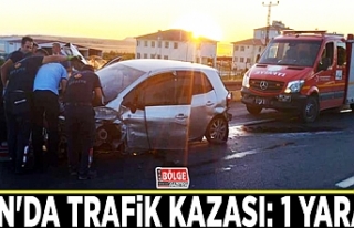 Van'da trafik kazası: 1 yaralı