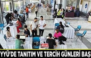 Van YYÜ'de tanıtım ve tercih günleri başladı