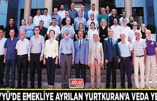 Van YYÜ’de emekliye ayrılan Yurtkuran’a veda...