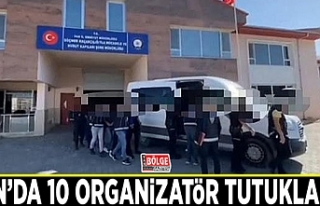 Van’da 10 organizatör tutuklandı