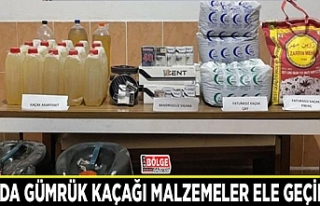 Van’da gümrük kaçağı malzemeler ele geçirildi