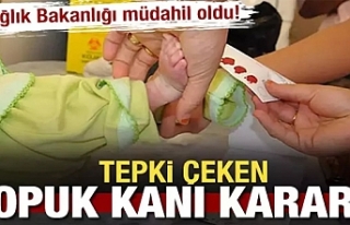 Bakanlık müdahil oldu: Tepki çeken topuk kanı...