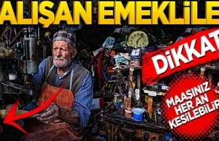 Çalışan emekliler dikkat maaşınız kesilebilir!