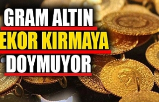 Gram altın rekor kırmaya devam ediyor