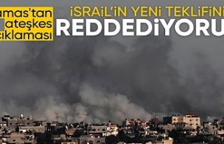 Hamas, İsrail'in yeni ateşkes teklifini reddettiğini...