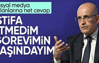 Mehmet Şimşek'in istifa iddiası yalanlandı