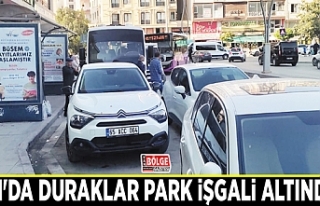 Van'da duraklar park işgali altında…