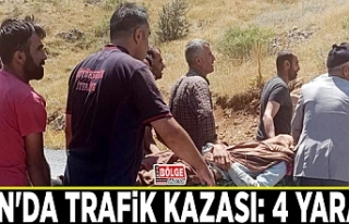 Van'da trafik kazası: 4 yaralı