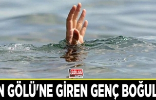 Van Gölü'ne giren genç boğuldu