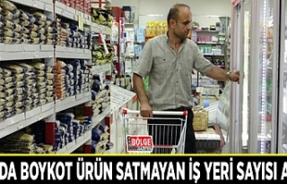 Van’da boykot ürün satmayan iş yeri sayısı...