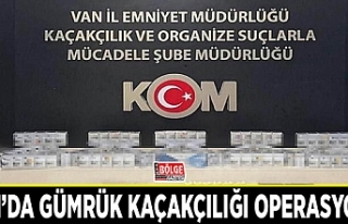 Van’da gümrük kaçakçılığı operasyonu