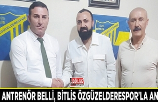 Vanlı Antrenör Belli, Bitlis Özgüzelderespor'la...