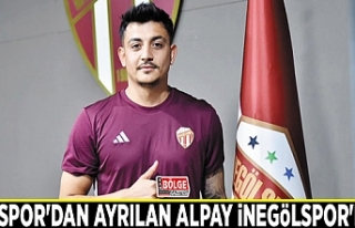 Vanspor'dan ayrılan Alpay İnegölspor'da…