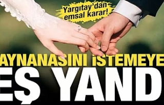 Yargıtay'dan 'kaynanam eve gelmesin'...