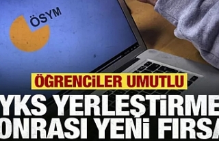 YKS yerleştirme sonrası yeni fırsat! Öğrenciler...