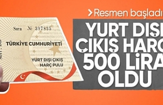 Yurt dışı çıkış harcı zamlandı