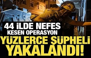 44 ilde nefes kesen operasyon