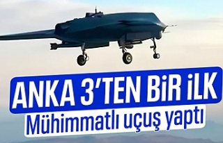 ANKA III mühimmatlı ilk uçuşunu gerçekleştirdi