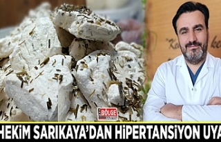 Başhekim Sarıkaya’dan hipertansiyon uyarısı