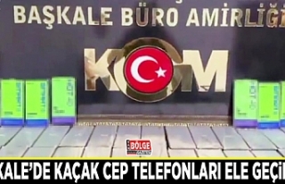 Başkale’de kaçak cep telefonları ele geçirildi