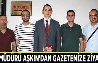 BİK Müdürü Aşkın'dan gazetemize ziyaret