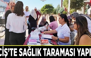 Erciş’te sağlık taraması yapıldı