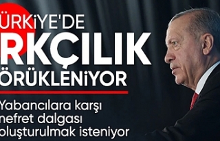 Erdoğan: Irkçılık adı altında "Türkiye"...