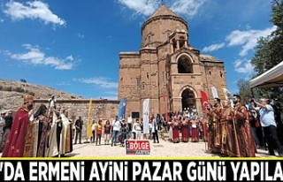 Ermeni ayini Pazar günü yapılacak